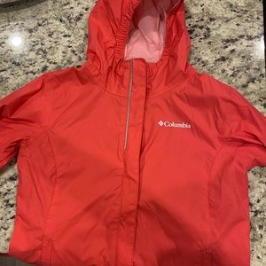 Columbia girls rain jacket size 10/12